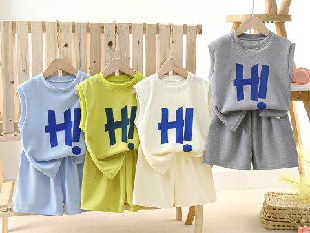 Wholesale Vest Summer Polyester Baby Clothes Online Sale