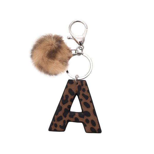 Wholesale Western Cowboy Leopard Leather Keychains Hot on Sale