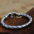 Wholesale Twist Style Double Fist Twisted Metal Bracelet Cheap