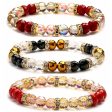 Wholesale Super Flash Colorful Glass Bracelet For Cheap