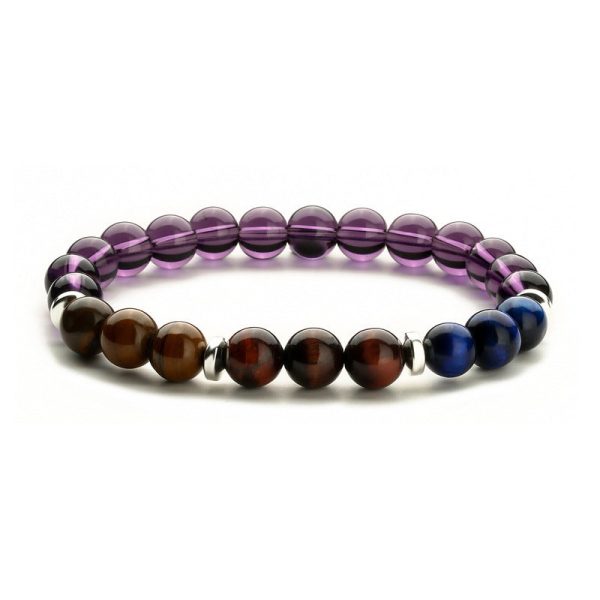 Wholesale Tiger Eye Crystal Agate Bracelet Hot on Sale