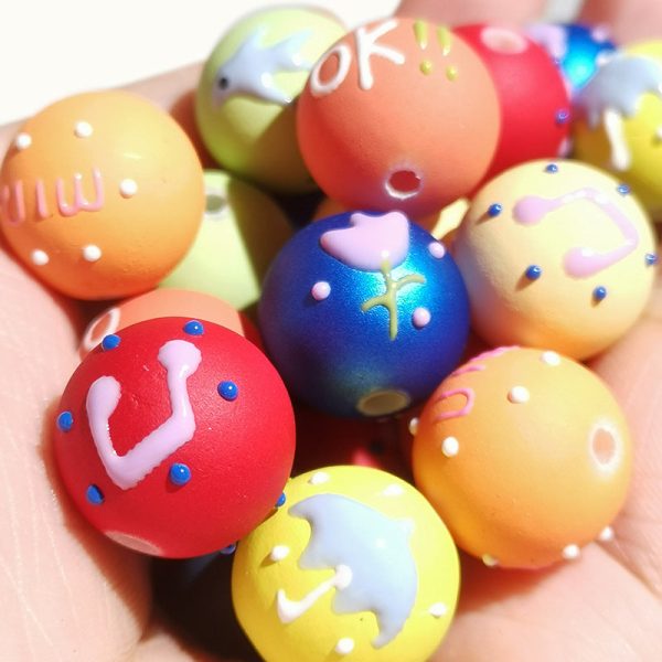 Wholesale Cartoon Pattern Acrylic Beads Online