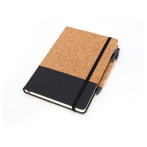 Wholesale A5 Cork Creative PU Splicing Paper Notebook For Cheap