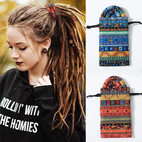 Wholesale Bendable Wire Hair Scrunchies Set High Ponytail Spiral Lock Colorful Dreadlocks Fashion