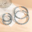 Wholesale Sweet and Cool Geometric Ring Denim Earrings For Discount