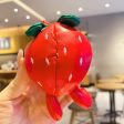 Wholesale Leather Strawberry Keychain Cheap