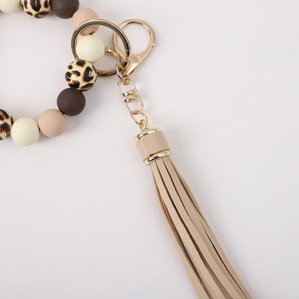 Wholesale Tassel Silicone Wrist Keychain Sale