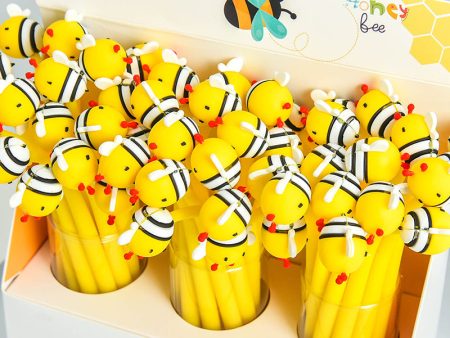 Wholesale 48pcs box Bee Curved Silicone Styling Pen on Sale