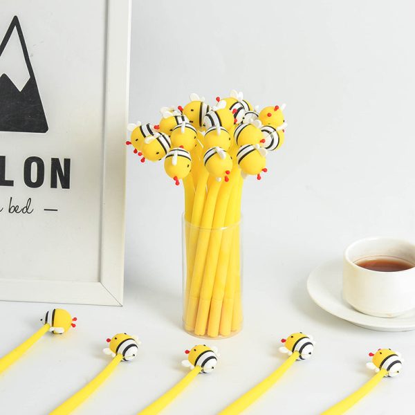 Wholesale 48pcs box Bee Curved Silicone Styling Pen on Sale