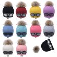 Wholesale Wool Ball Caps, Warm Glasses, Stars, Outdoor Knitted Wool Pullover Hats Discount