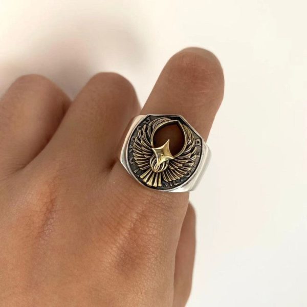 Wholesale Vintage Rock Open Alloy Ring Sale