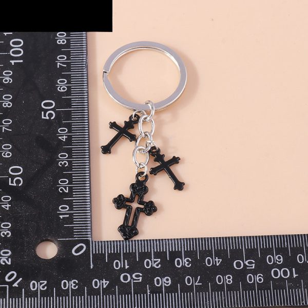 Wholesale Vintage Cross Metal Keychains Supply