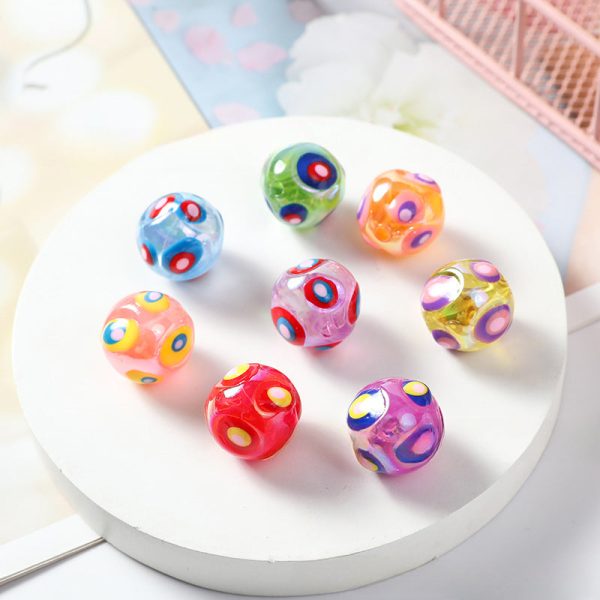 Wholesale 10PCS Hollow Oil Drip Pearl Beads Hot on Sale