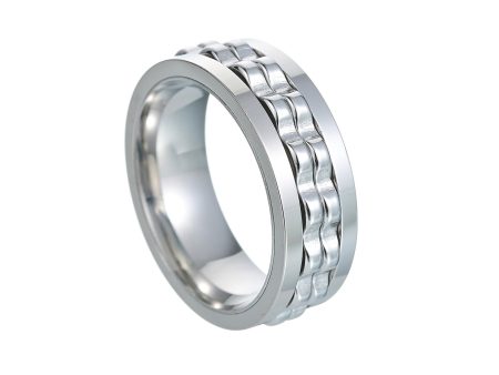 Wholesale Titanium Steel Gear Ring Fashion