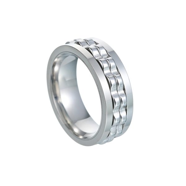 Wholesale Titanium Steel Gear Ring Fashion