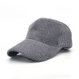 Wholesale Striped Corduroy Baseball Cap For Sale