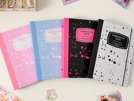 Wholesale A5 Ink Drop Pattern Binding Hard Faced Six Hole Binder Album Supply