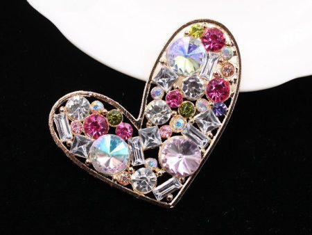 Wholesale Alloy Colorful Love Peach Heart DIY Alloy Mobile Phone Case Accessories Online