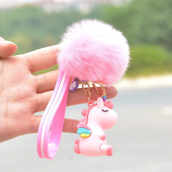 Wholesale Unicorn Plush Cartoon Doll Keychains Sale