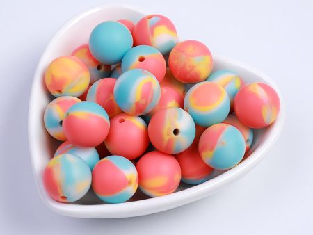 Wholesale 100PCS PACK Sweet Candy Color Silicone Beads Discount