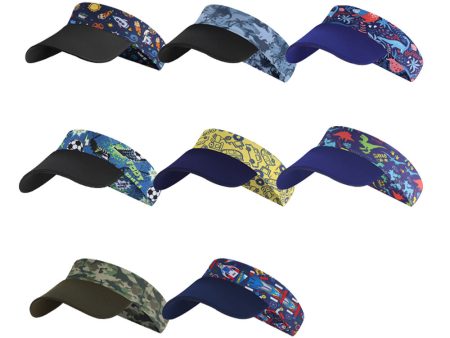 Wholesale Polyester Kids Summer Print Sports Beanie Hat Hot on Sale