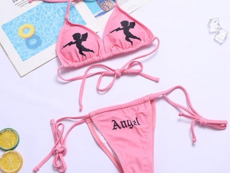 Wholesale Triangle Strap Funny Polyester Swimwear Online Sale