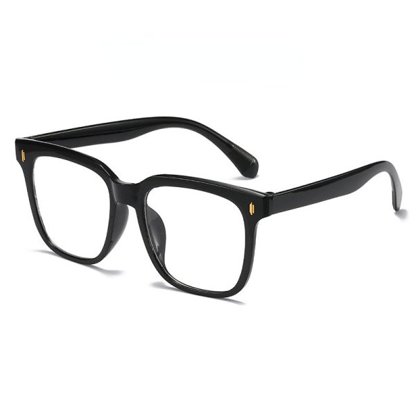 Wholesale Vintage Matte Large Frame Round Face Slimming PC Glasses Online Sale