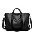 Wholesale PU Soft Leather Large Capacity Tote Bag Shoulder Handbag Discount