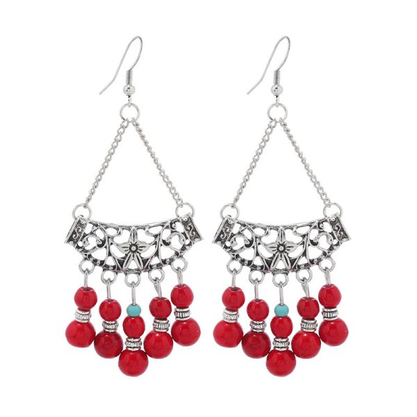 Wholesale Vintage Tassel Alloy Earrings Online Hot Sale