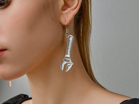 Wholesale Wrench Vintage Alloy Earrings Online