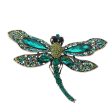 Wholesale Diamond Dragonfly Alloy Brooch Fashion