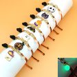 Wholesale 2PCS Halloween Glow Hand Alloy Bracelet Supply