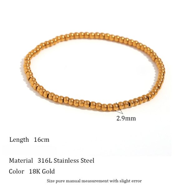 Wholesale Vintage Bead Stainless Steel Bracelet Online