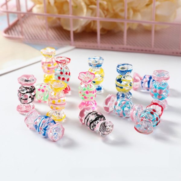 Wholesale 50PCS Cute Candy Pearl Beads For Cheap