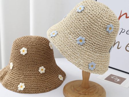 Wholesale Braided Daisy Straw Hats Discount