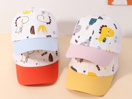 Wholesale Cotton Kids Cartoon Dinosaur Baseball Cap Supply