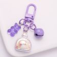 Wholesale Tong Resin Bunny Backpack Keychain Fashion