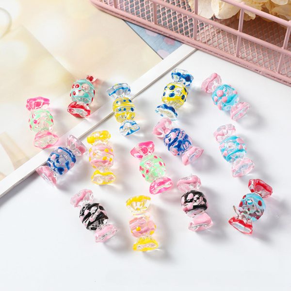 Wholesale 50PCS Cute Candy Pearl Beads For Cheap