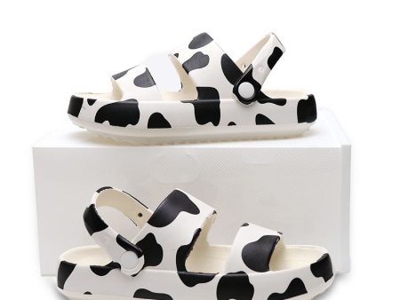 Wholesale Summer EVA Cow Platform Sandals For Cheap