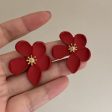 Wholesale Vintage Romantic Flower Metal Earrings For Cheap