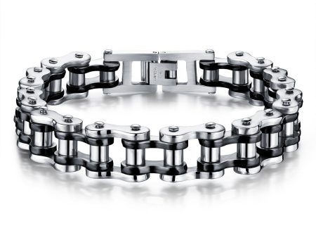 Wholesale Bicycle Chain Stainless Steel Bracelet For Discount