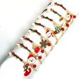 Wholesale 2PCS Christmas Elk Snowman Alloy Bracelet Online