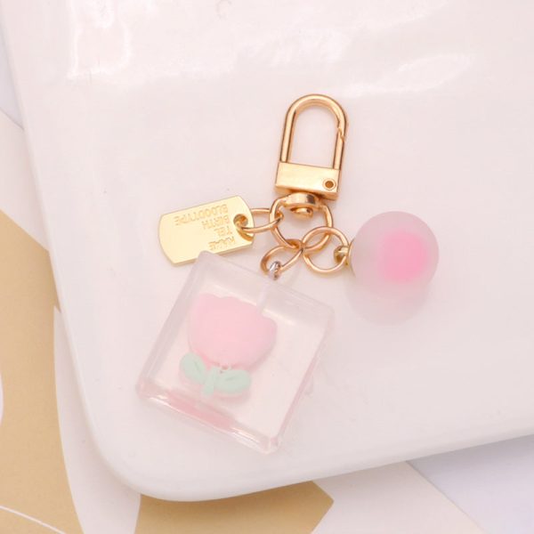 Wholesale Sunflower Resin Candy Ball Keychain Sale