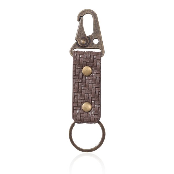 Wholesale Vintage Style Leopard Woven Keychains Cheap