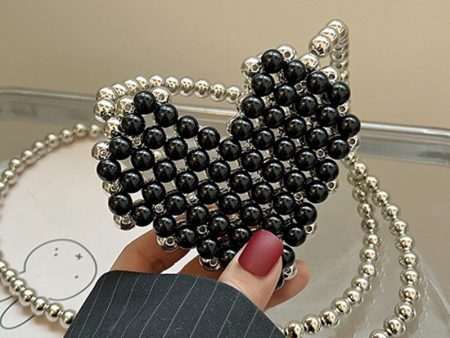 Wholesale Pearl Summer Beaded Heart Bag Supply