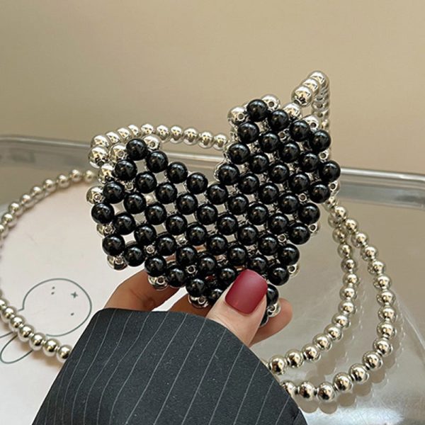 Wholesale Pearl Summer Beaded Heart Bag Supply