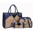 Wholesale PU Simple Three-piece Stitching One Shoulder Crossbody Bag Supply