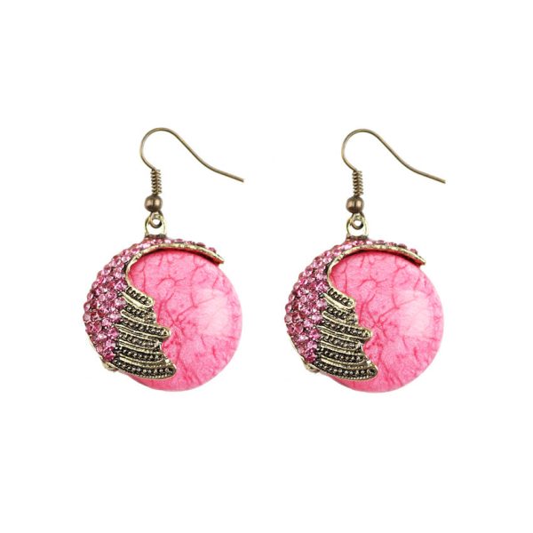 Wholesale Vintage Peacock Alloy Earrings on Sale