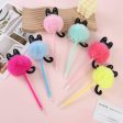 Wholesale Cartoon Cat Plastic Plush Cartoon Ballpoint Pen Fashion