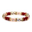 Wholesale Super Flash Colorful Glass Bracelet For Cheap